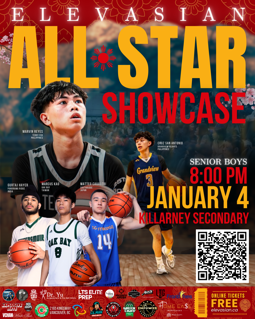 ElevAsian Boys All Star Showcase Poster